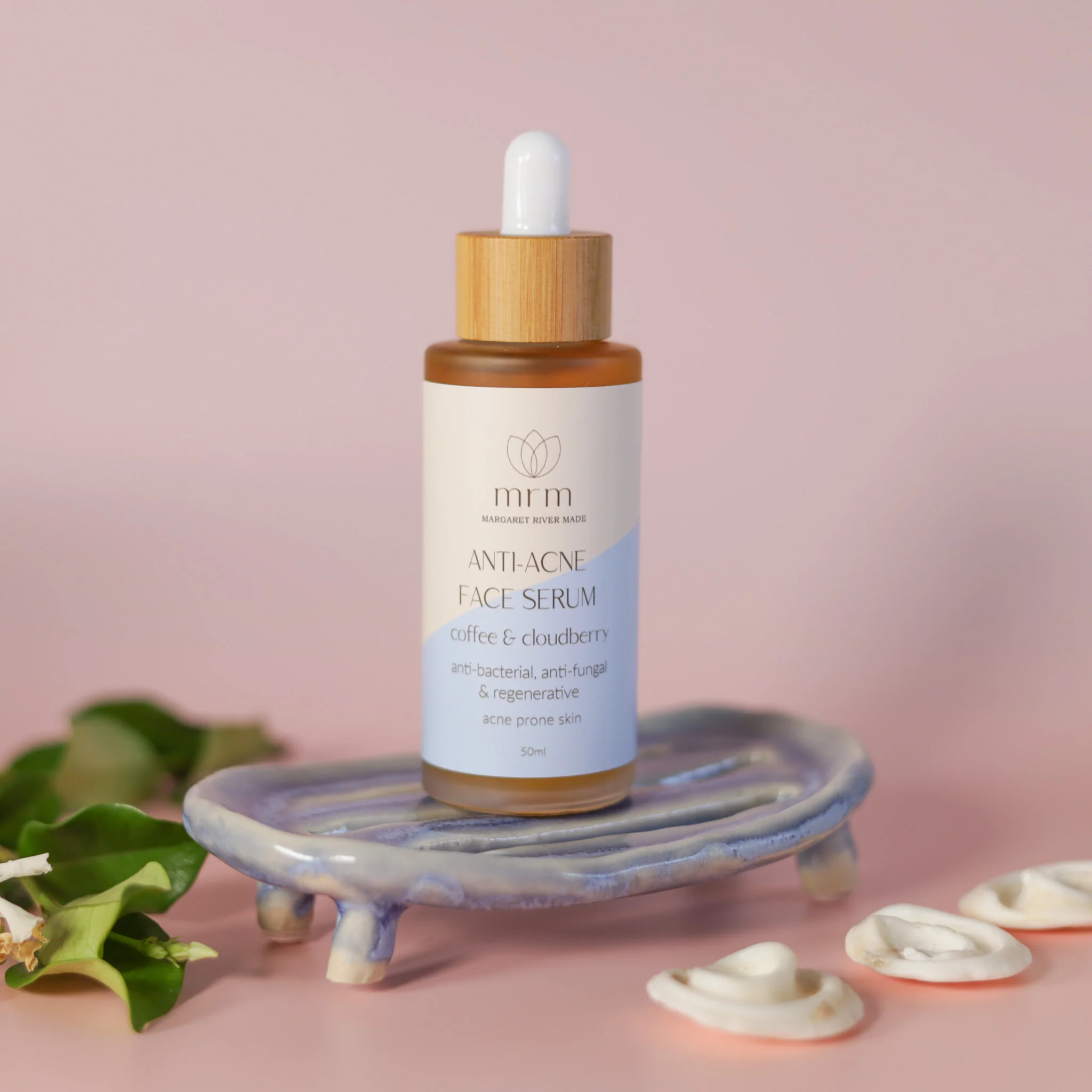 Anti-Acne Face Serum with Coffee & Cloudberry - Image 4