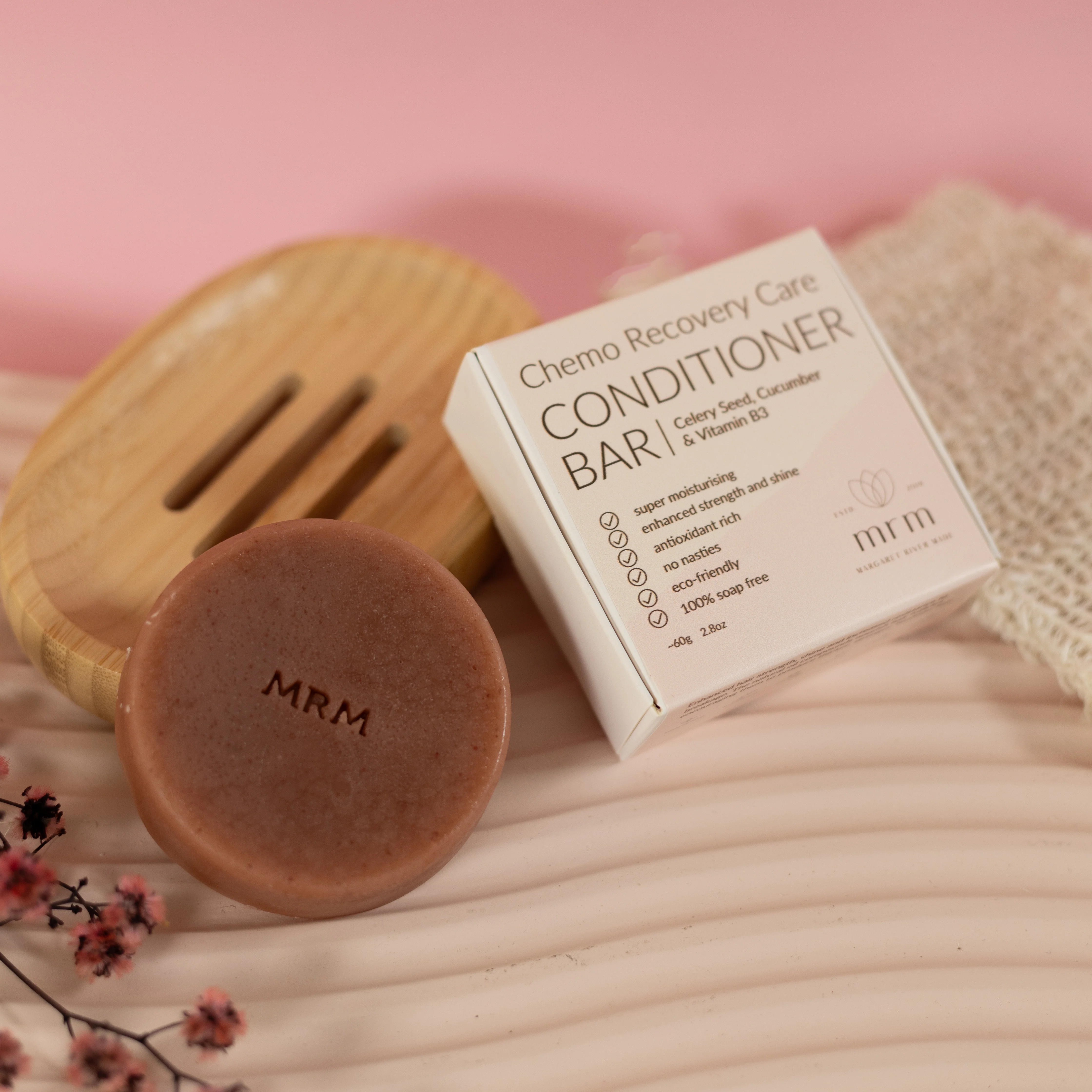 Chemo Recovery Care Conditioner Bar + Celery Seed, Cucumber & Vitamin B5 - Image 4