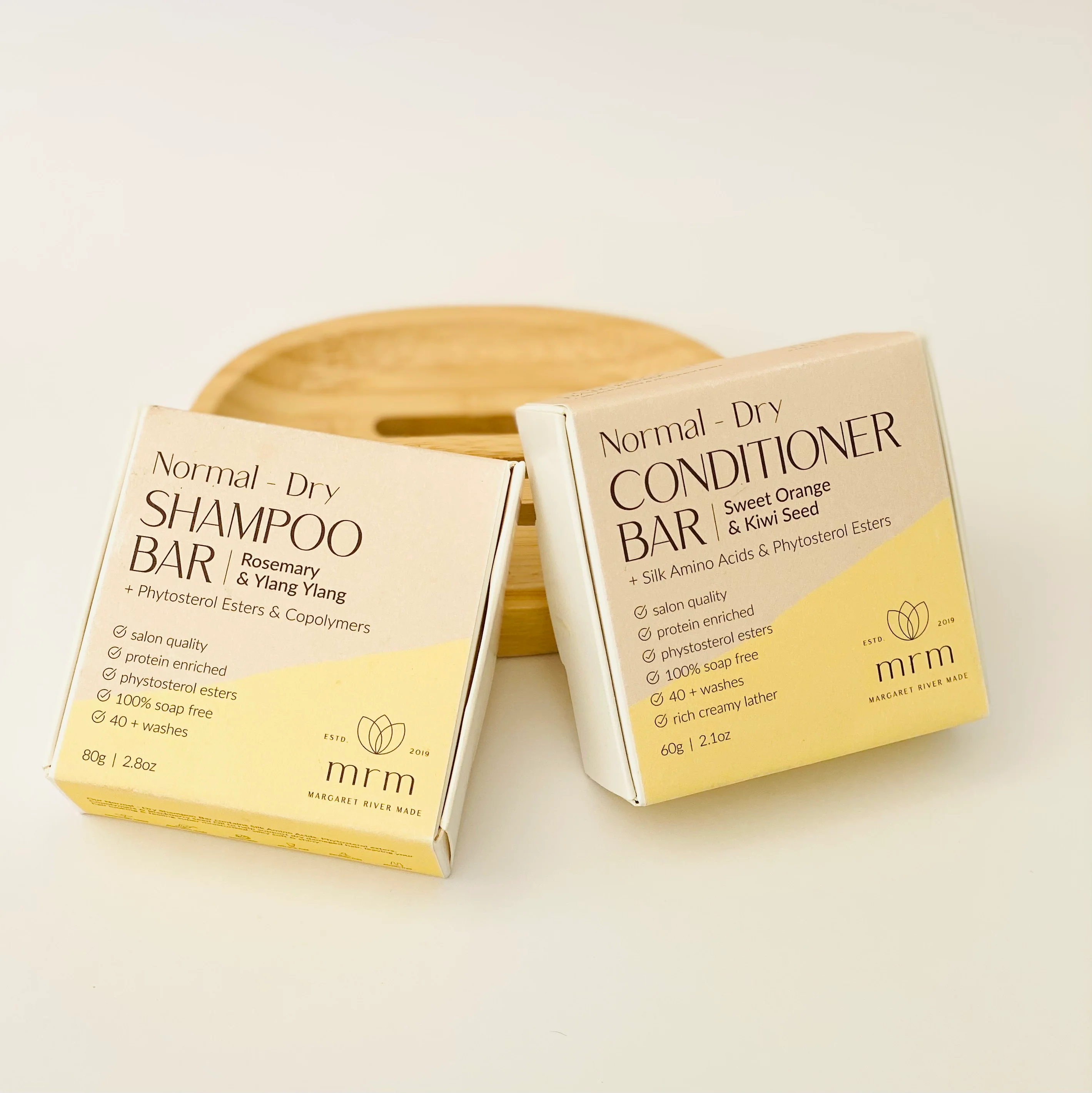 Normal to Dry Hair Conditioner Bar with Sweet Orange & Kiwi Seed - Image 5