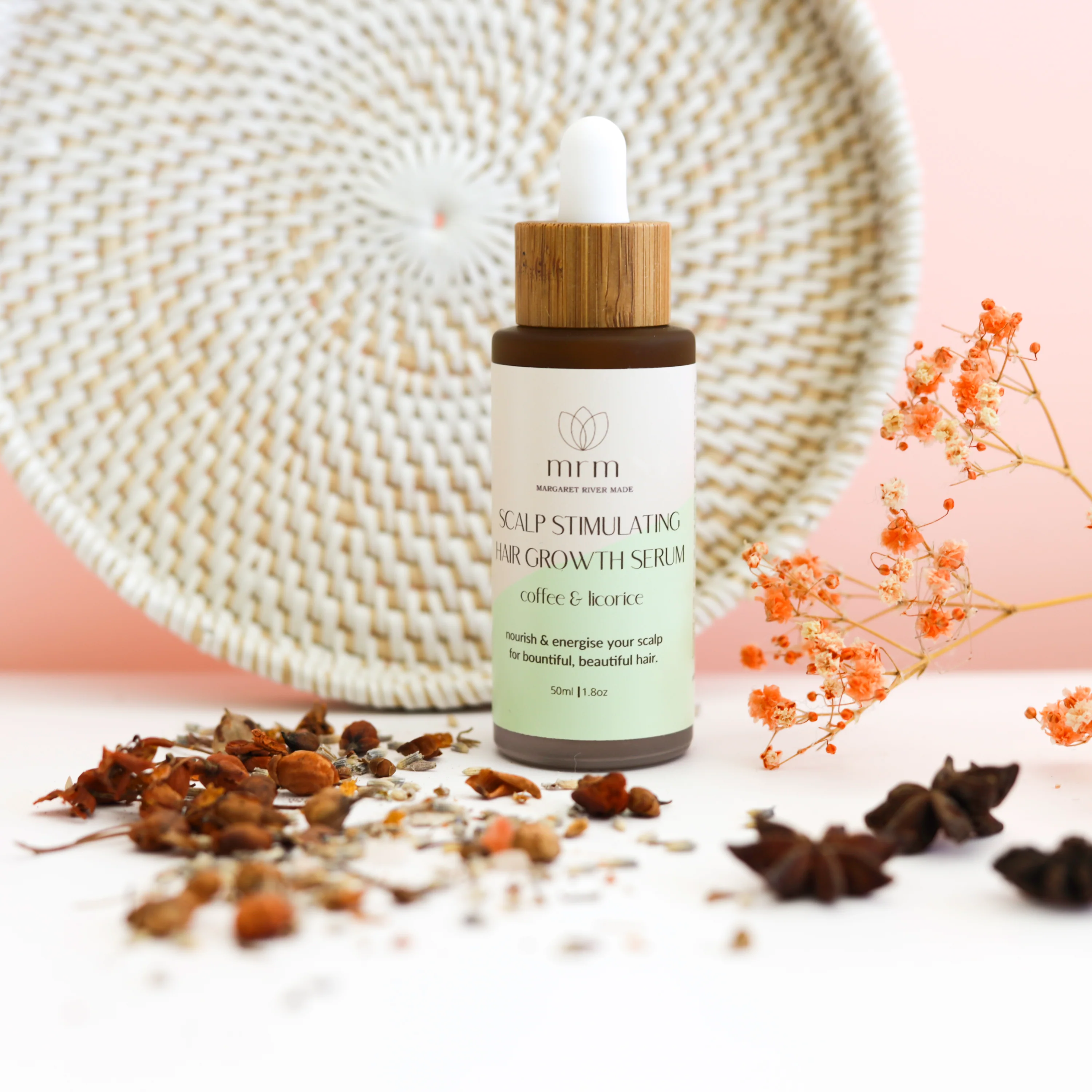 Scalp Stimulating Hair Growth Serum with Coffee & Licorice - Image 3
