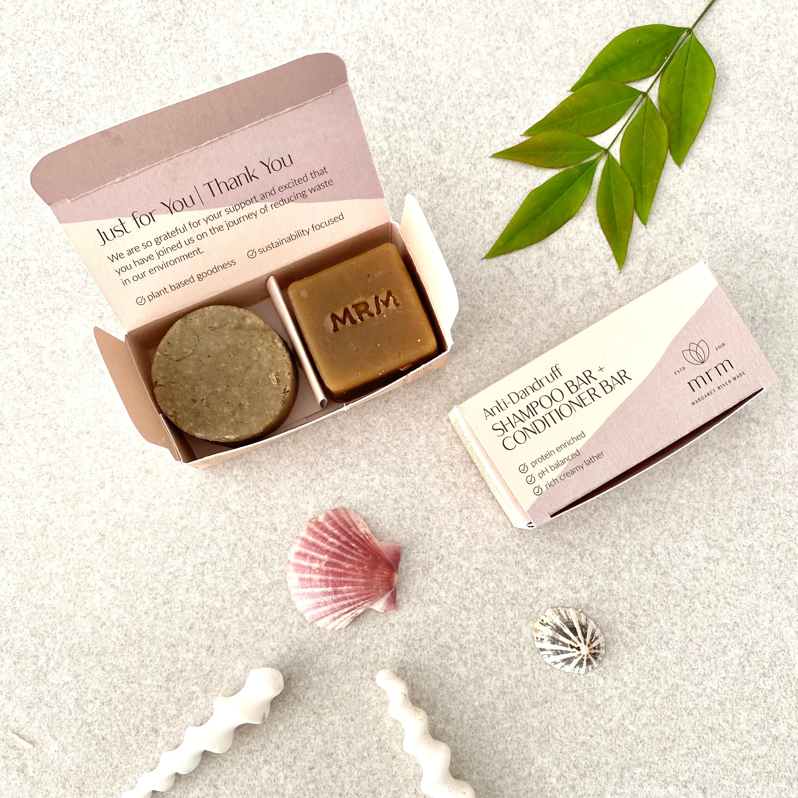 Scalp Stimulating Shampoo & Conditioner Bar Mini Travel /Tester Set - Image 4