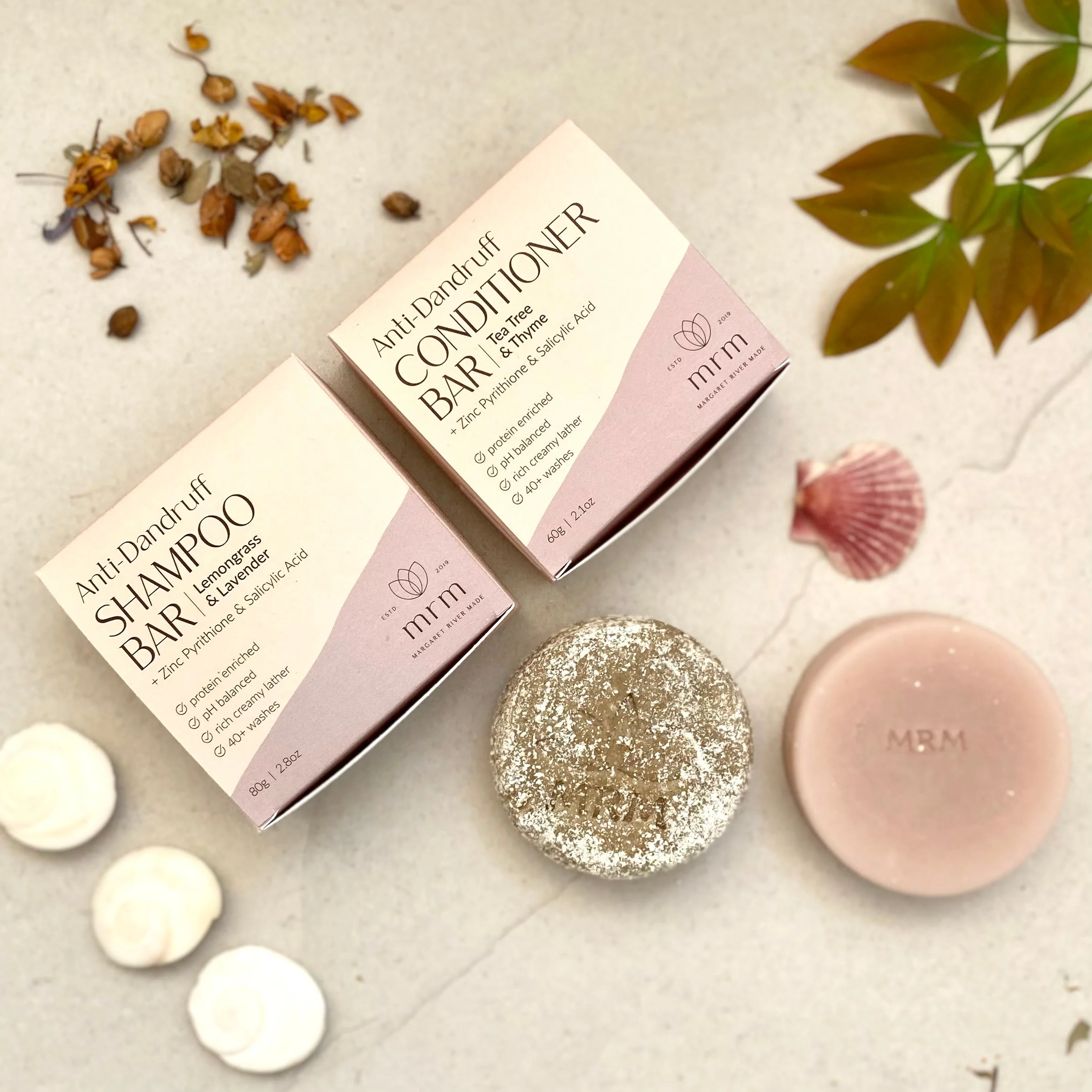 Scalp Stimulating Shampoo & Conditioner Bar Mini Travel /Tester Set - Image 6