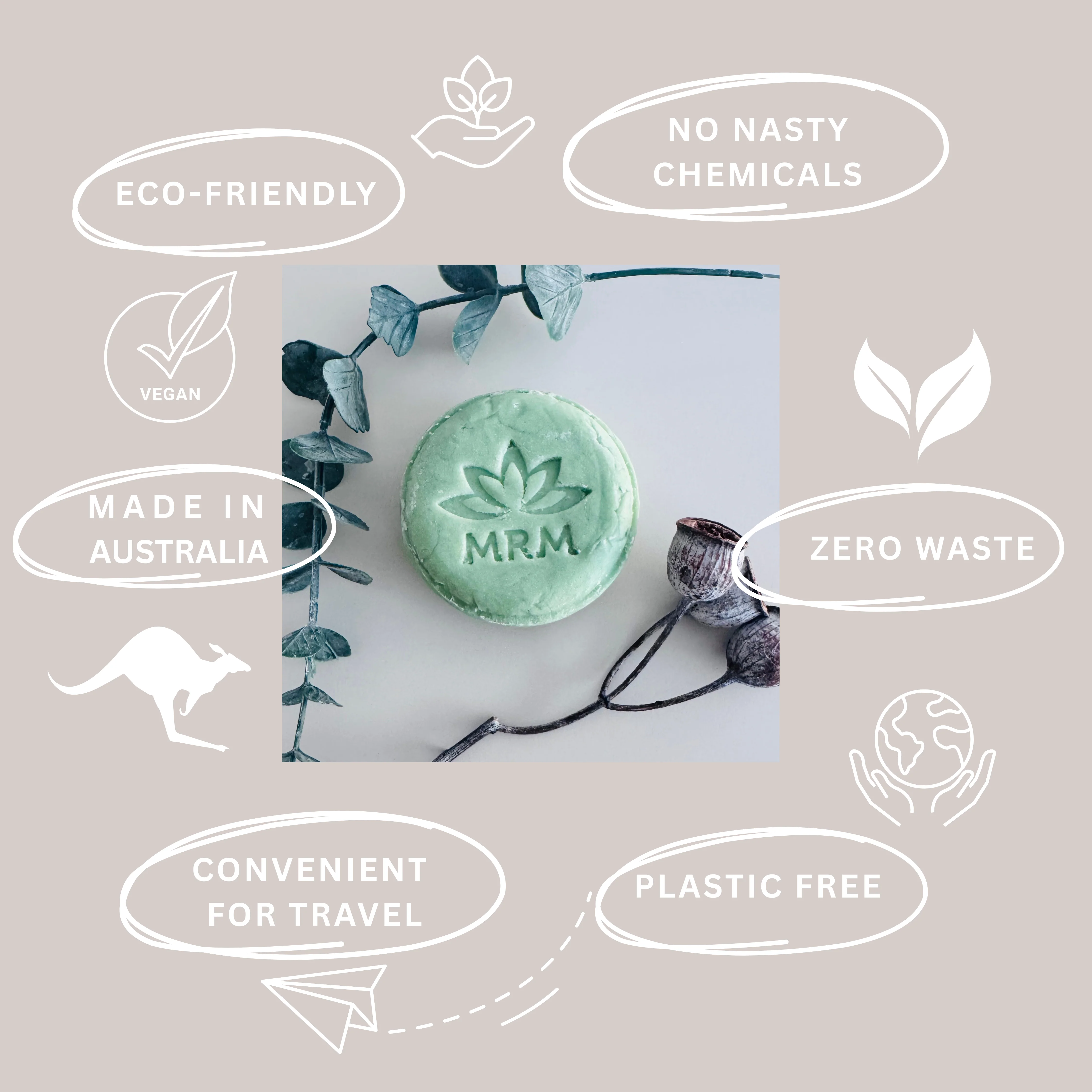Curly Hair Shampoo Bar with Avocado & Mustard Seed - Image 3