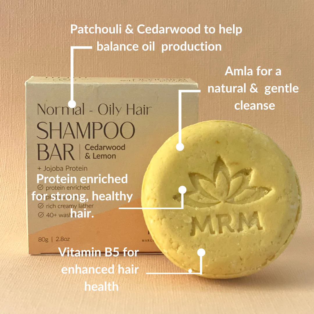 Normal to Oily Hair Shampoo Bar with Cedarwood & Lemon - Image 5